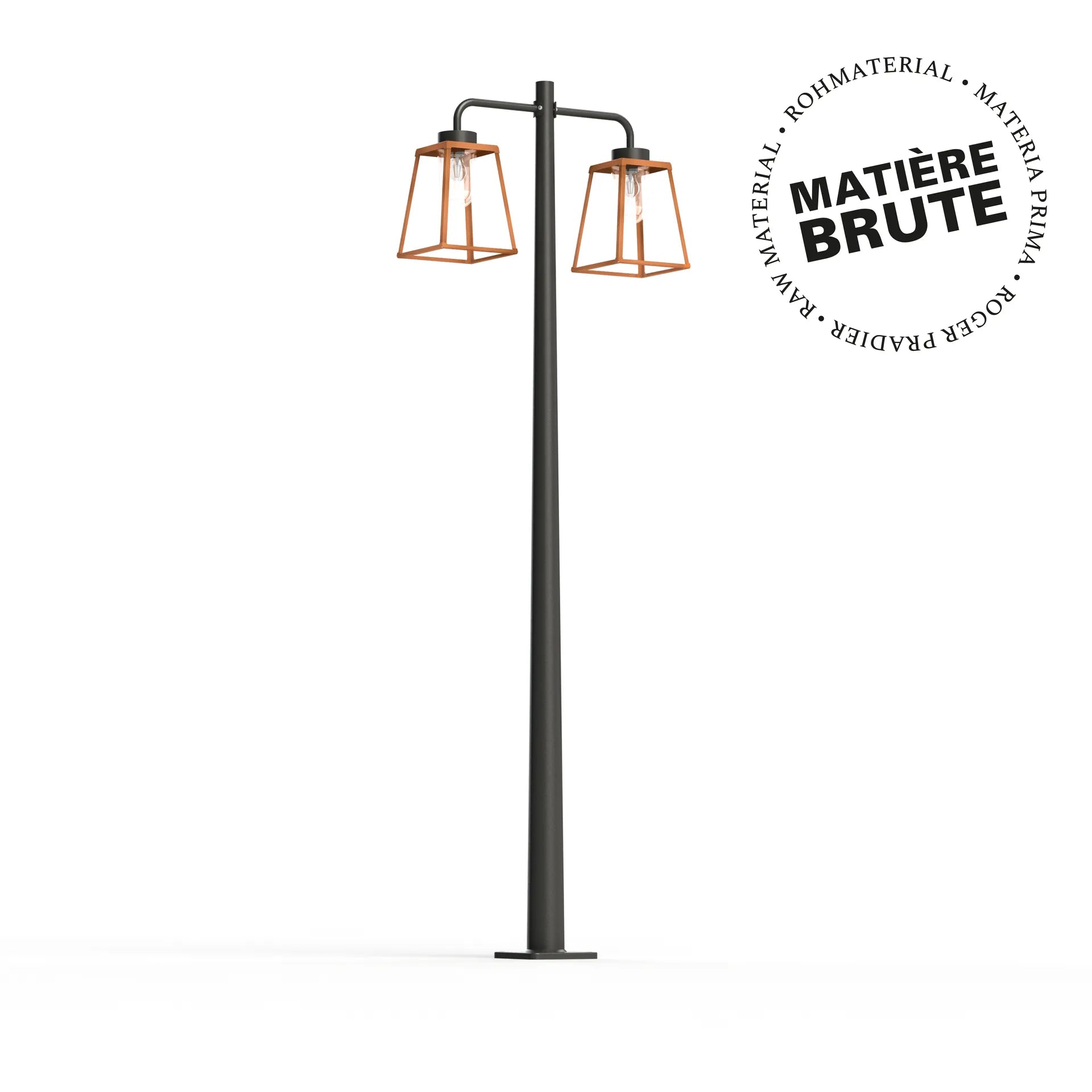 Cuivre brut - Gris noir