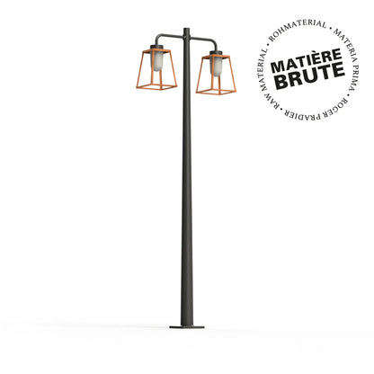 Lampiok 2 N° 5 opale Lampadaires Outdoor