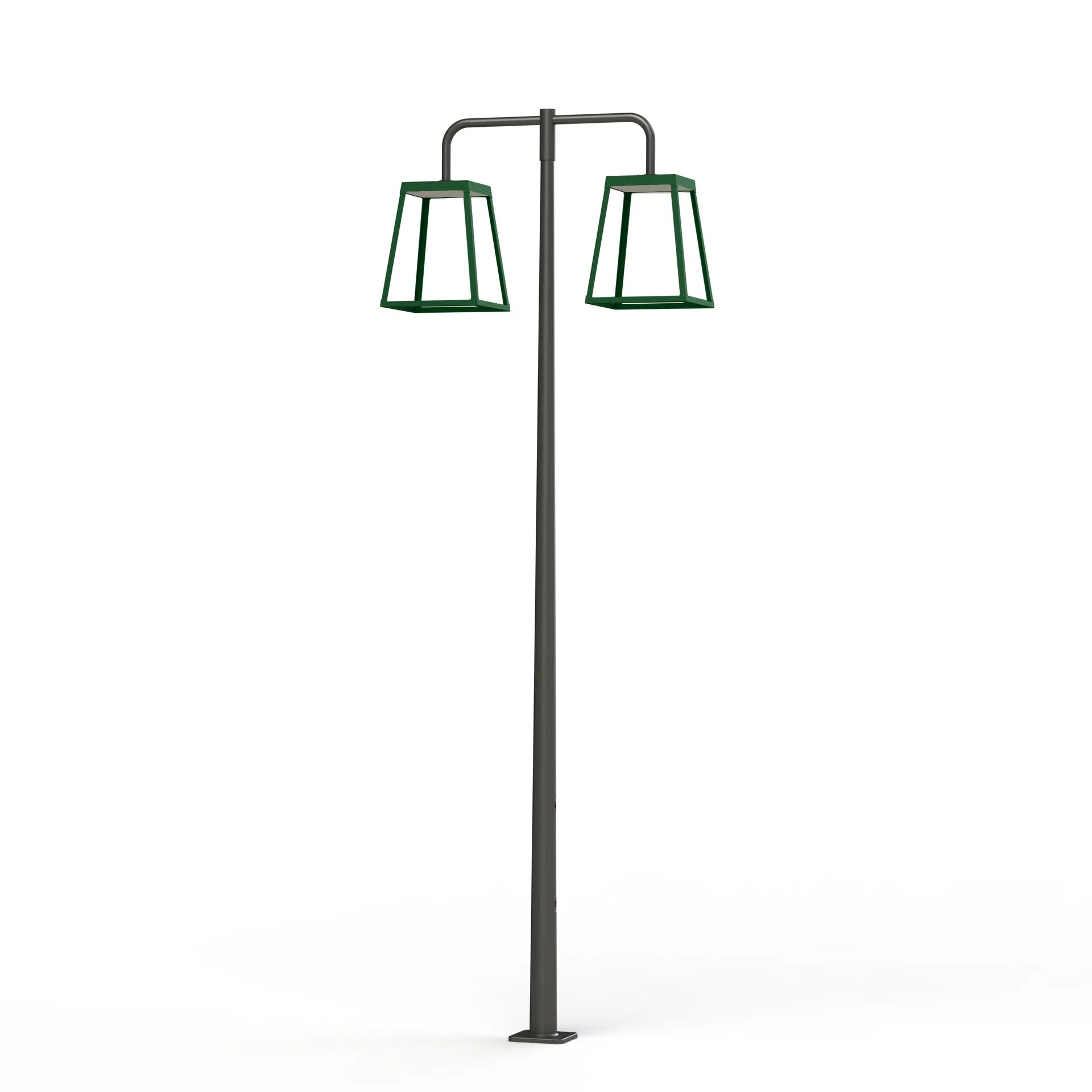 Gris noir - Vert sapin