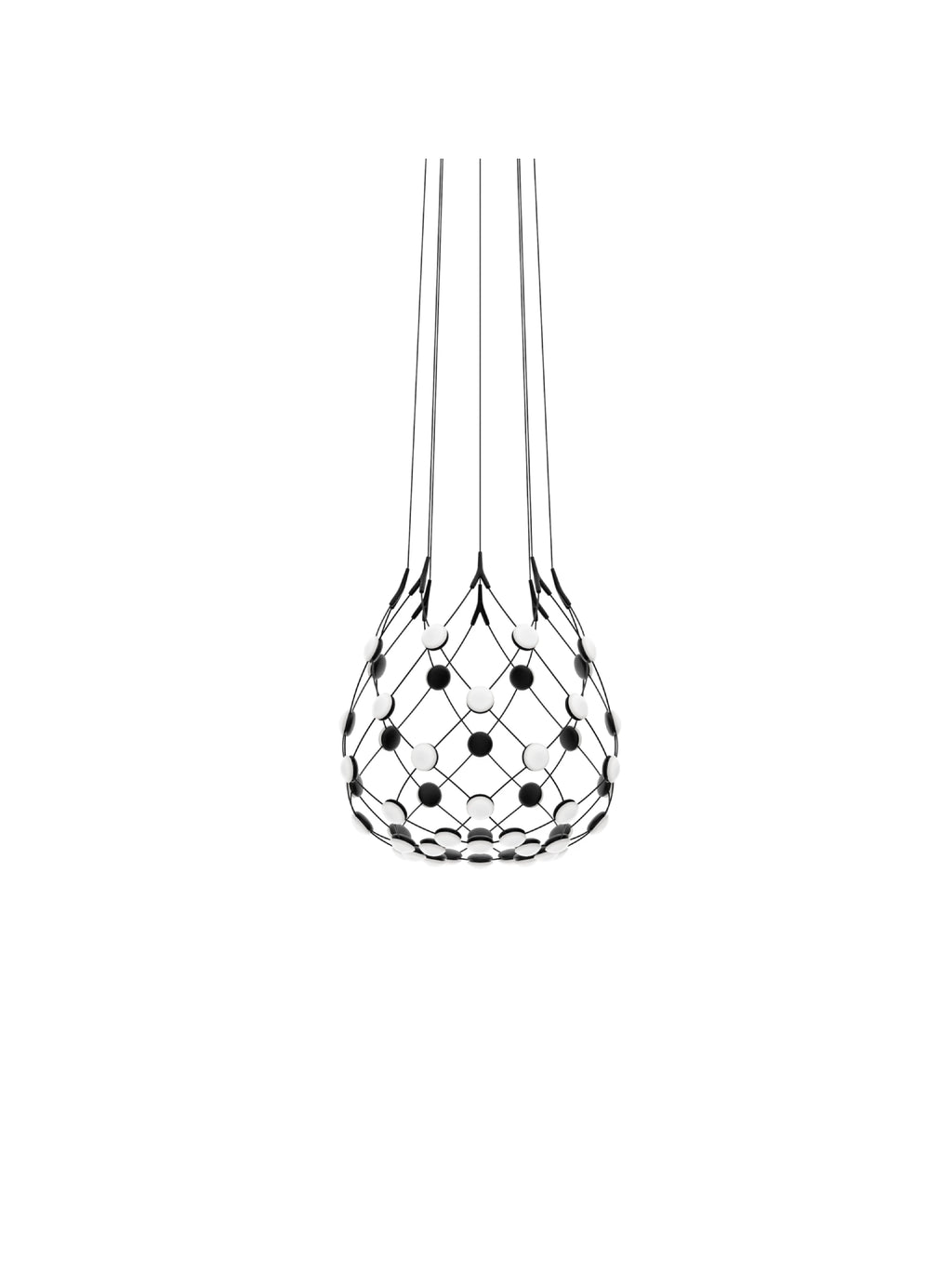 Mesh Ø 55cm LED Suspensions Noir