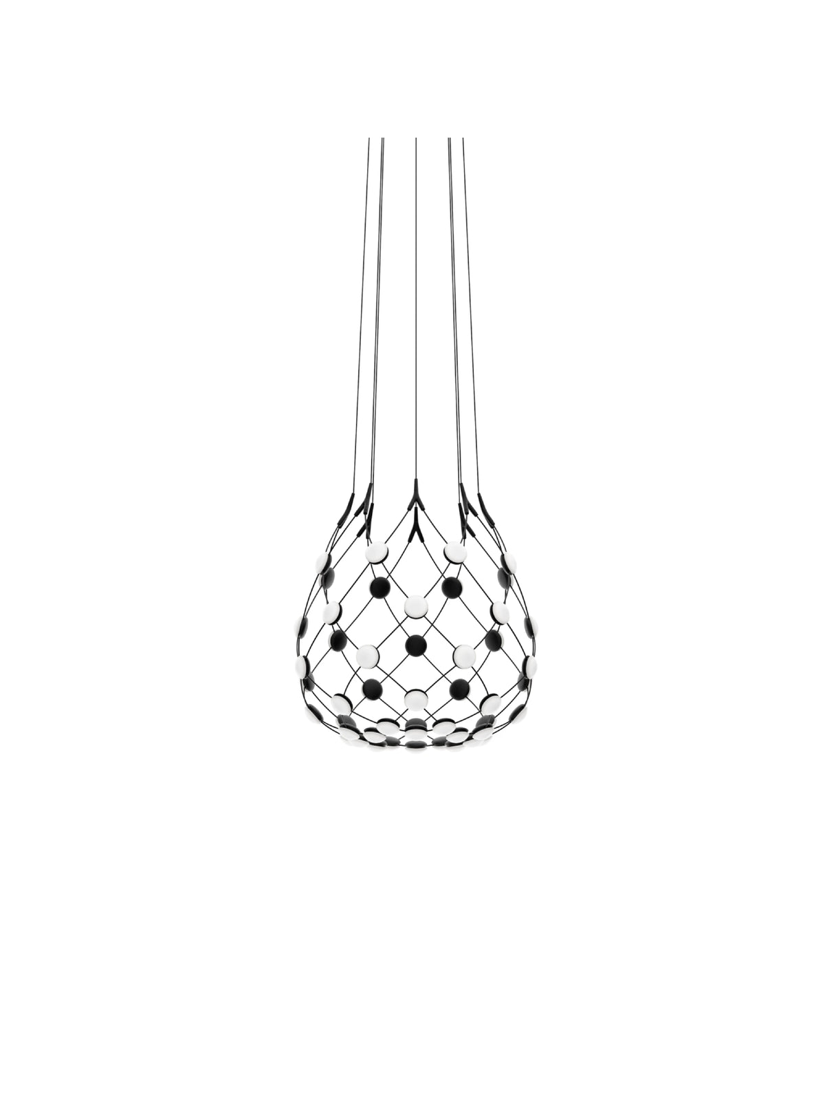 Mesh Ø 55cm LED Suspensions Noir