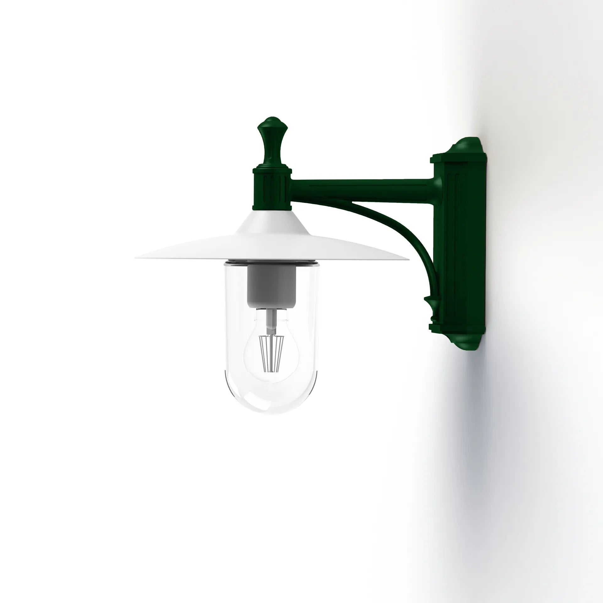 Blanc - Vert sapin
