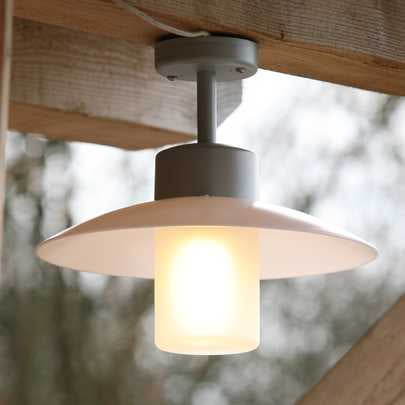 Aubanne N°2 Verre Clair Plafonniers Outdoor