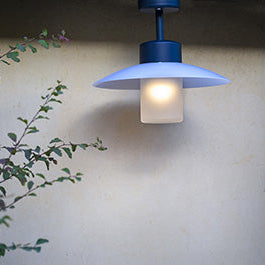 Aubanne N°2 Verre Clair Plafonniers Outdoor
