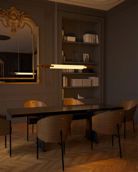 Org Horizontale 130cm Suspensions LED