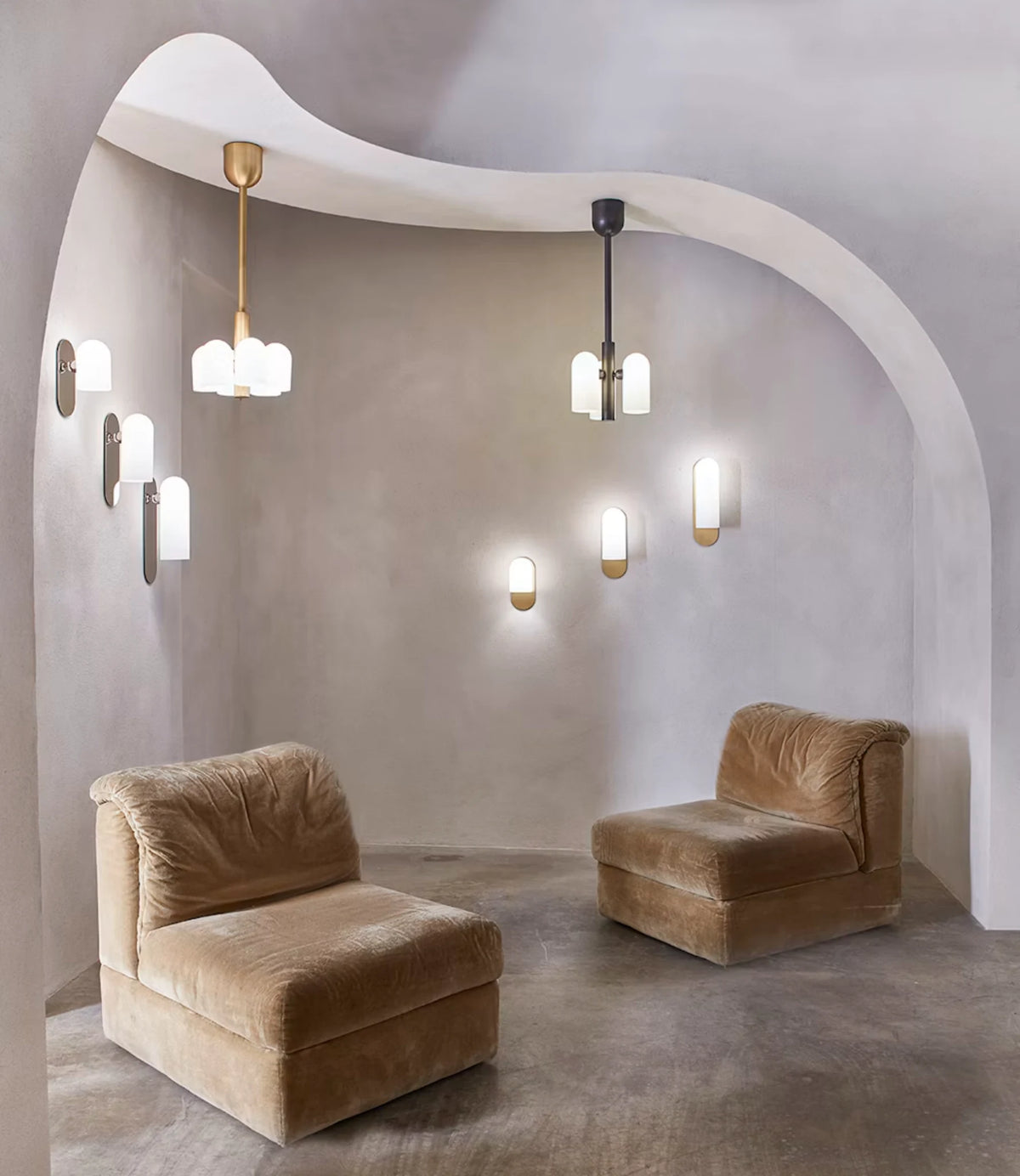 Odyssey Wall Sconce LG Marbre Appliques