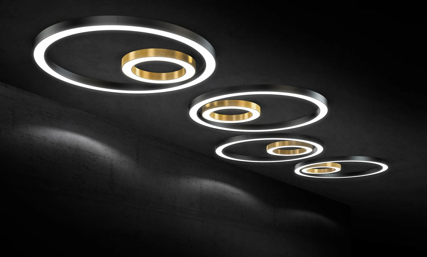 Silver Ring 180cm Appliques Plafonniers