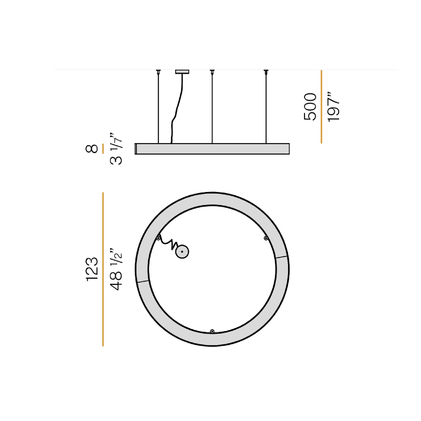 Silver Ring 120cm Suspensions