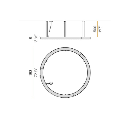Silver Ring 180cm Suspensions