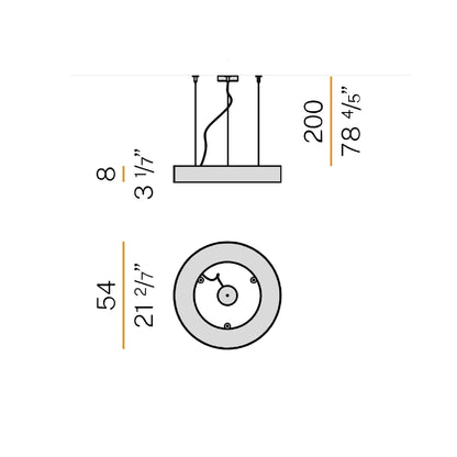 Silver Ring 50cm Suspensions