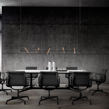 Spirit 100cm Suspensions LED Noir/Rose gold