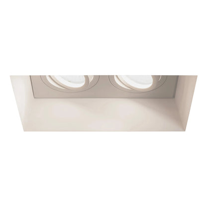 Blanco Twin Adjustable Plâtre IP20 Spots