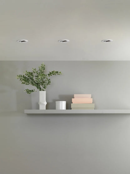 Pinhole Slimline Square Adjustable Fire-Rated Intérieur IP20 Spots