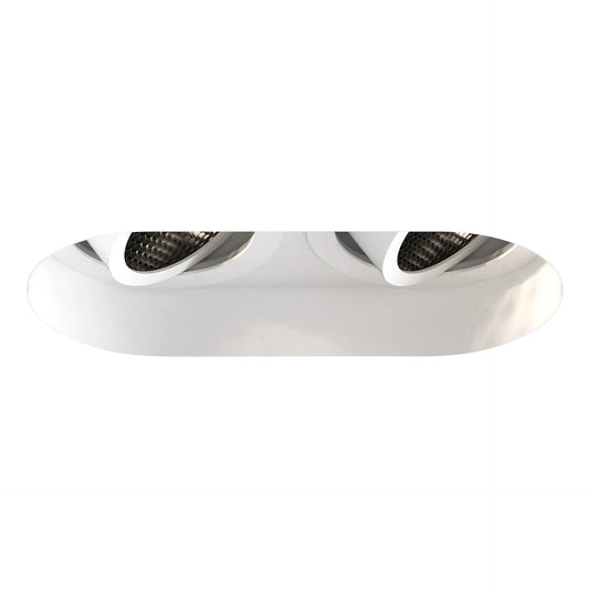 Trimless Round Twin Adjustable IP20 Spots