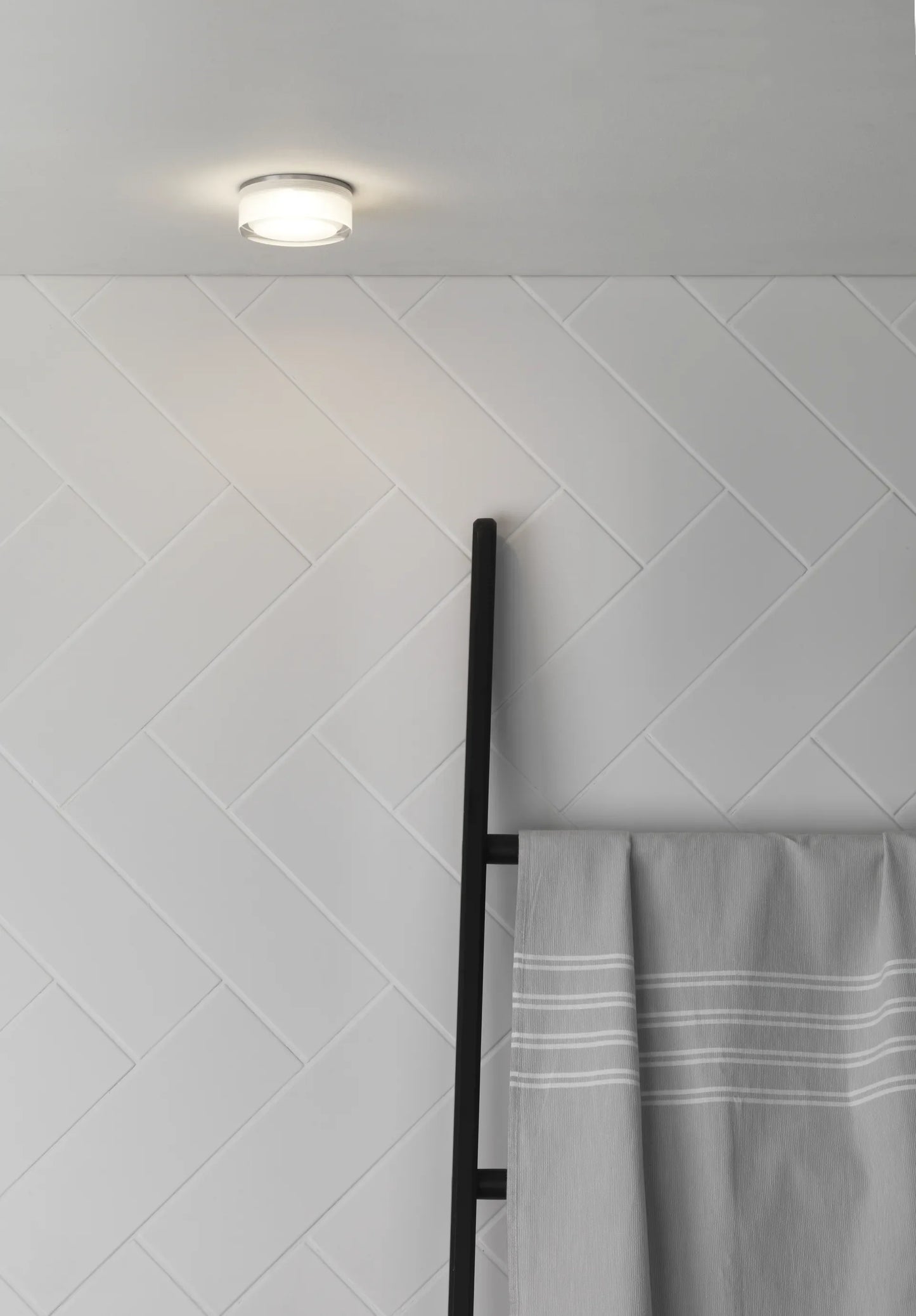 Vancouver Round 90 LED Acrylique clair IP44 Spots