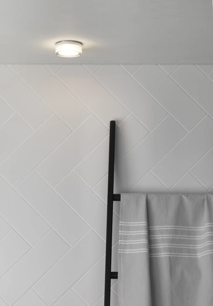 Vancouver Round 90 LED Acrylique clair IP44 Spots