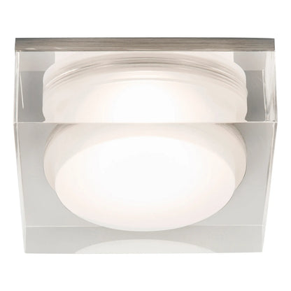Vancouver Round 90 LED Acrylique clair IP44 Spots