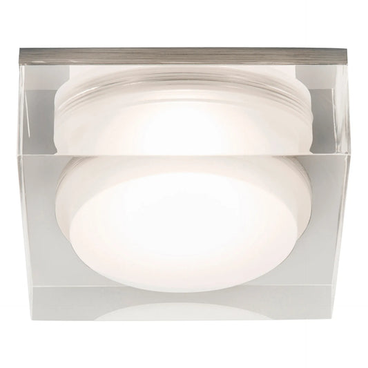 Vancouver Round 90 LED Acrylique clair IP44 Spots