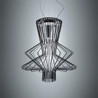 Allegro Ritmico Suspensions LED Gris foncé