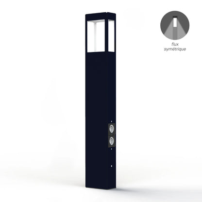 Tétra N° 4 LED avec prises Piliers Outdoor