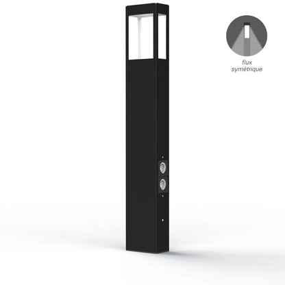 Tétra N° 4 LED avec prises Piliers Outdoor