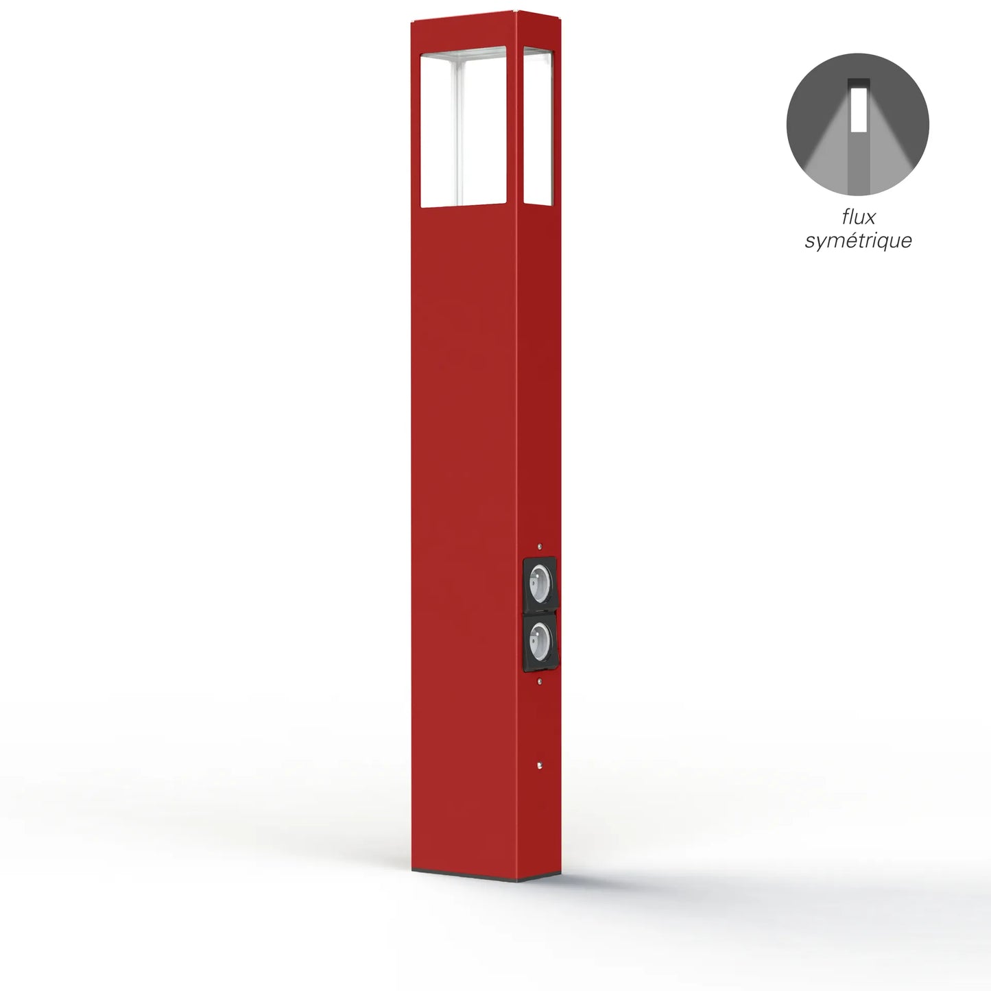 Tétra N° 4 LED avec prises Piliers Outdoor