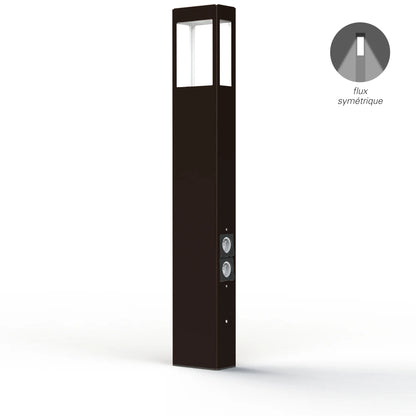 Tétra N° 4 LED avec prises Piliers Outdoor