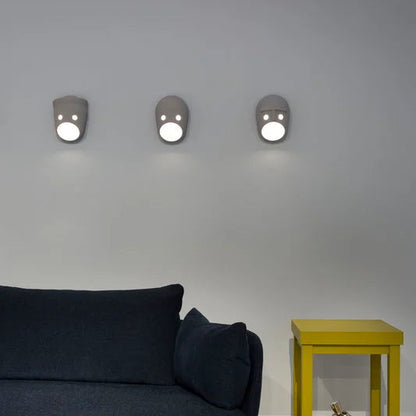 The Party Wall Lamp Coco Appliques LED Blanc