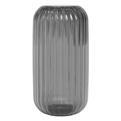 Tacoma Reed Ribbed Glass Fumé Verres Accessoires