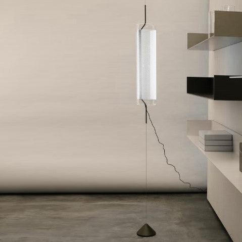 Guise verticale Suspensions LED Noir