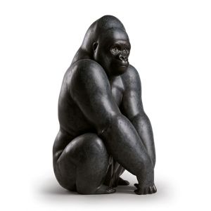 Figurines Gorilla Noir - LLADRO